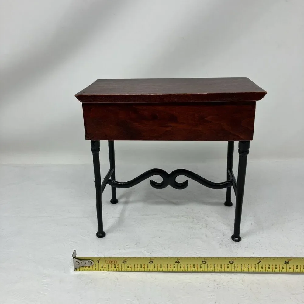 American Heirloom Collection Doll House Hall Table w Single Drawer 1:6 Wood